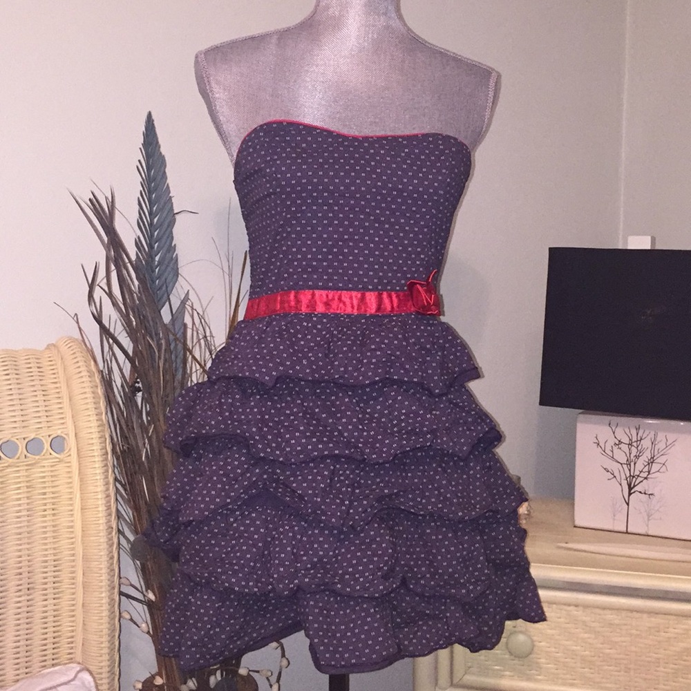 Fire Los Angeles Strapless Fitted Mini Dress/ top